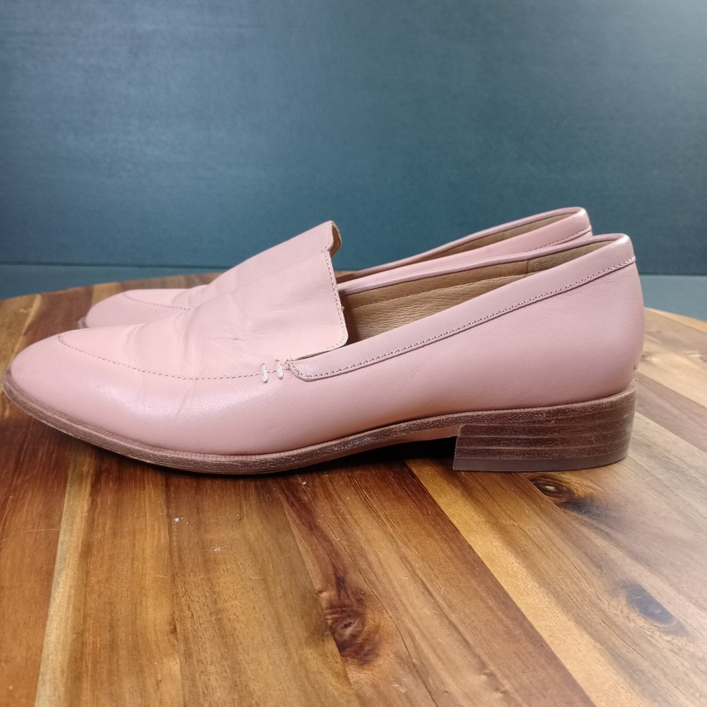 Madewell Francis Loafer Women's 6.5 Baby Pink Leather Skimmer Classic‎ Slip On